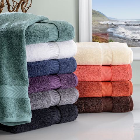 12 Piece Face Towel Set Zero Twist Cotton Soft Absorbent