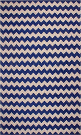 Zigzag Foldable Cotton Area Rug