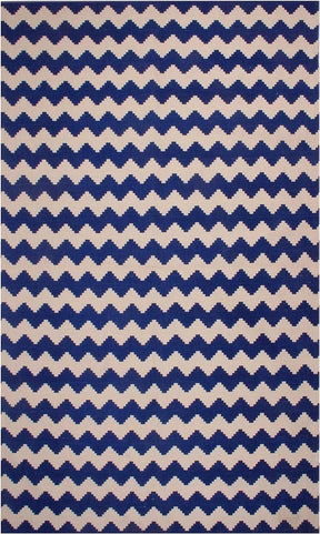 Zigzag Foldable Cotton Area Rug