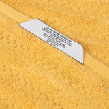 Zuma Zero Twist Cotton Medium Weight Waffle Stripes 3 Piece Towel Set
