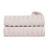 Zero Twist Cotton Waffle Textured Bath Towel Set of 2