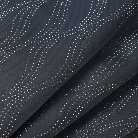 Blackout Window Curtains Zuri Textured Waves Room Darkening Set of 2
