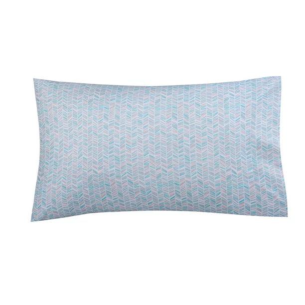 Ultra Soft Microfiber Pillowcase Set - Mint Chevron - beddingbag.com
