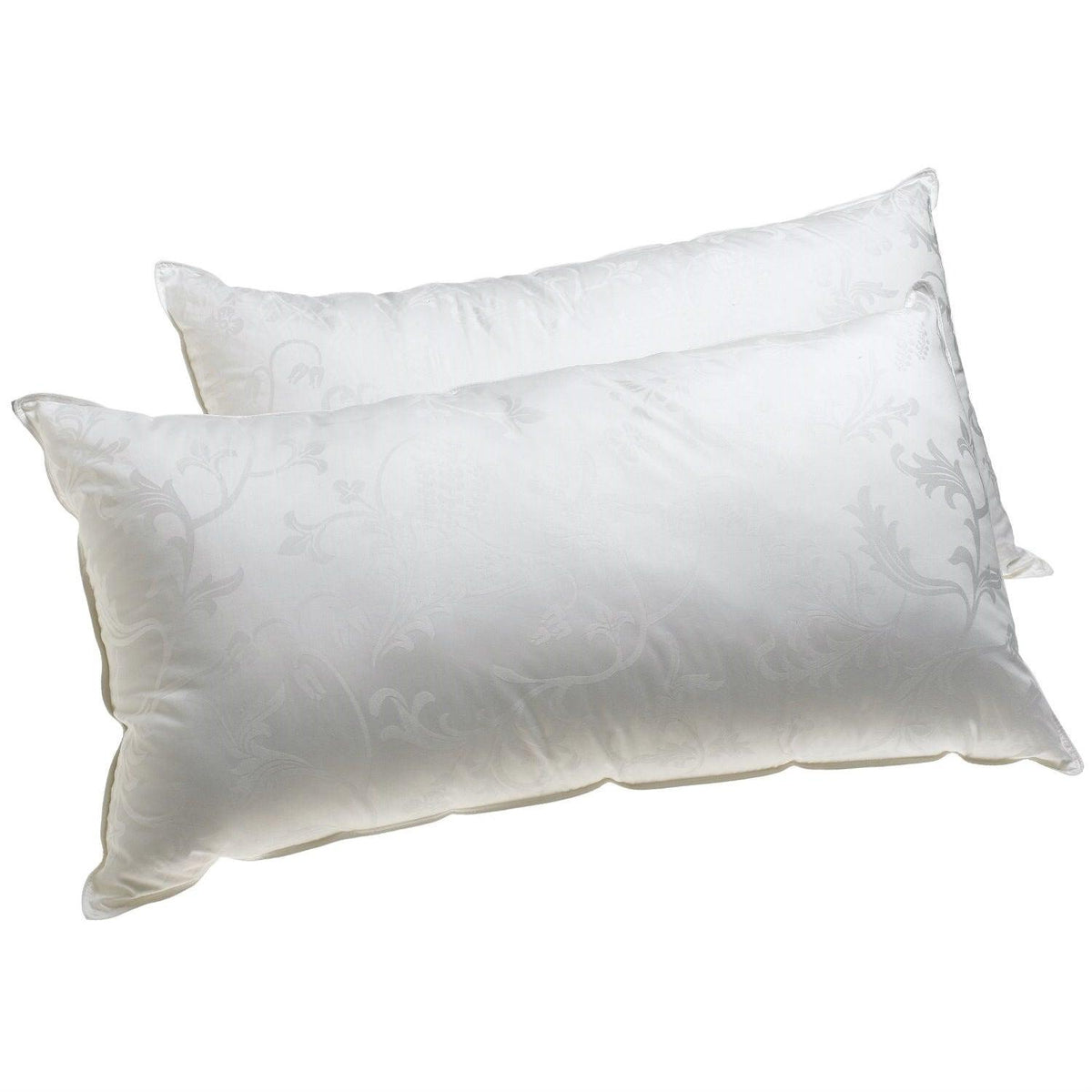Set of 2 - King size Hypoallergenic Pillows with Gel Fiber Fill