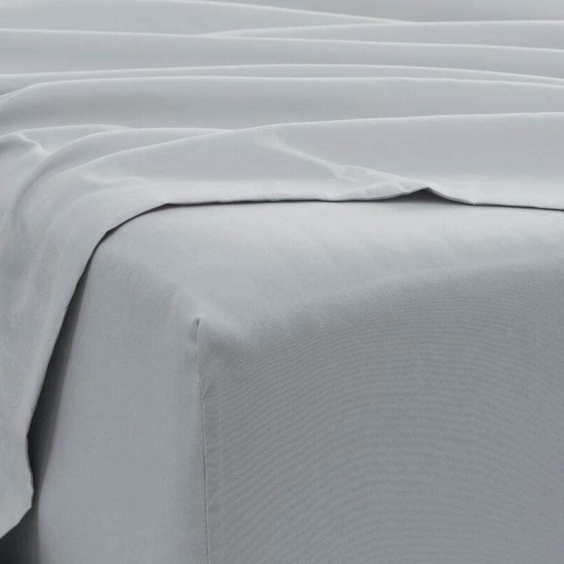 Twin XL size 4 Piece Grey Wrinkle Resistant Microfiber Polyester Sheet Set - beddingbag.com