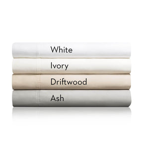 Woven 600TC Cotton Blend Sheet Set - WHITE - beddingbag.com