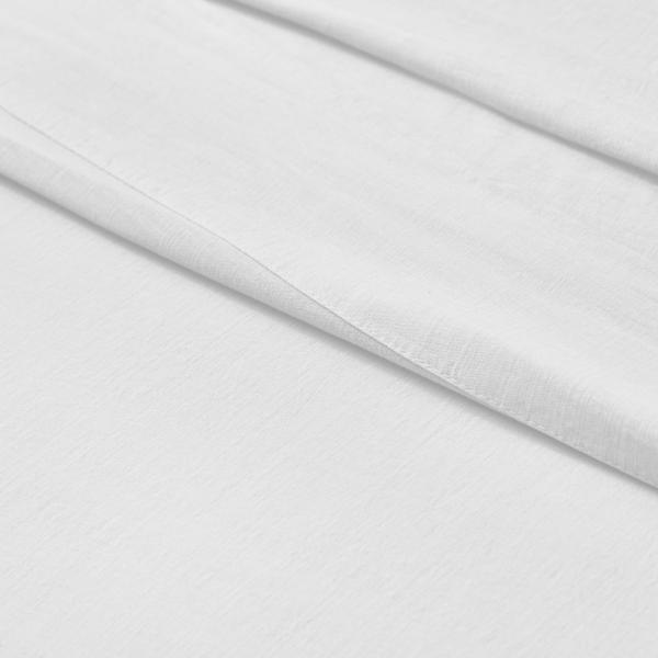 Malouf Linen-Weave Cotton Sheet Set - WHITE - beddingbag.com