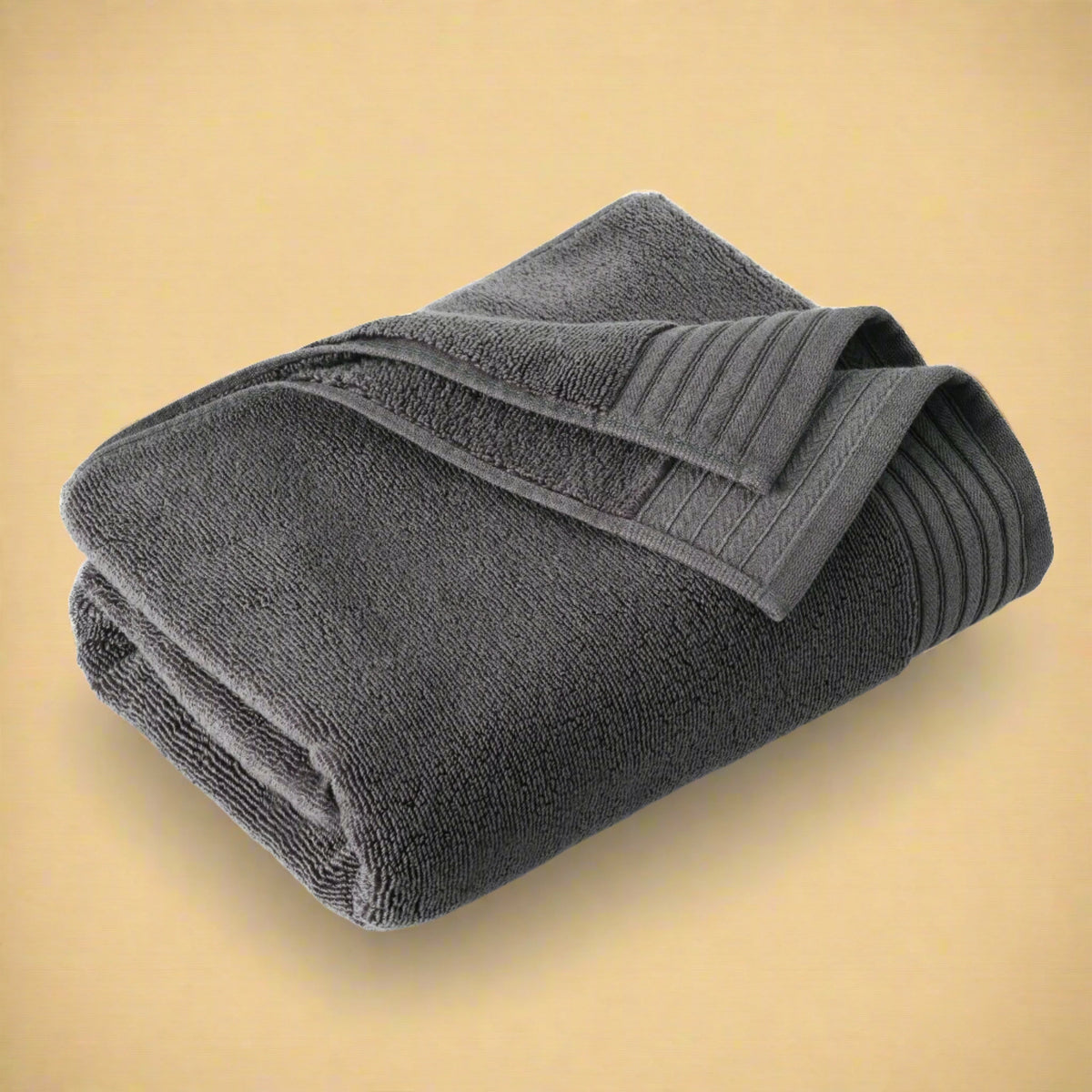 Egyptian Cotton Bath Towel - Dark Grey - beddingbag.com