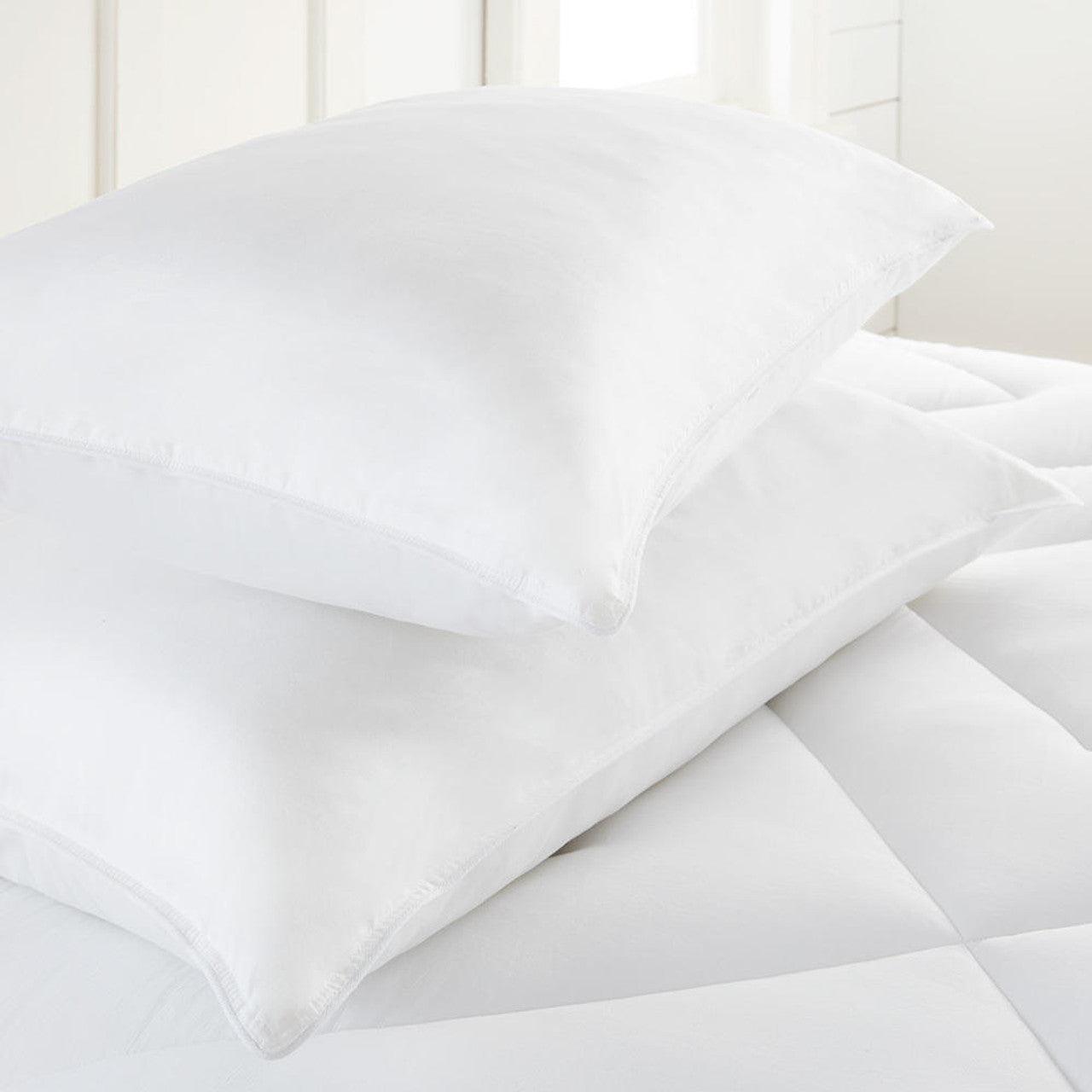 Down Alternative Medium Pillow 2 Pack for Back Sleepers (Hypoallergenic) - beddingbag.com